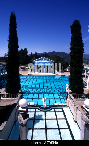 Hearst Castle war die palastartigen Anwesen der Zeitungsmagnat William Randolph Hearst Stockfoto