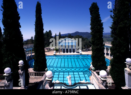 Hearst Castle war die palastartigen Anwesen der Zeitungsmagnat William Randolph Hearst Stockfoto