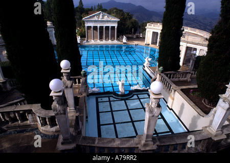 Hearst Castle war die palastartigen Anwesen der Zeitungsmagnat William Randolph Hearst Stockfoto