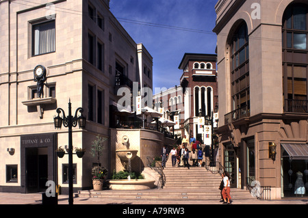 Tiffany & Co Rodeo Drive Boutiquen Geschäfte Beverly Hills-Los Angeles-Kalifornien-USA Stockfoto