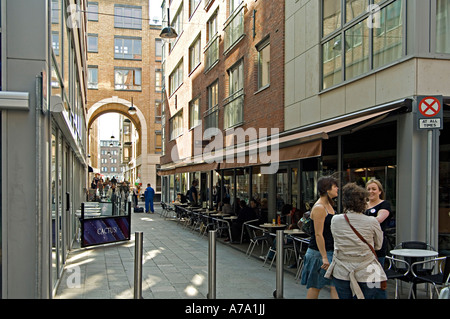 Das neu erstellte (2005/6) Quartier Blüte oder Italienisch Quartal auf Blüten Lane Dublin Irland Stockfoto