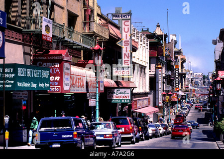 Chinatown China Town San Francisco California USA amerikanische Vereinigte Staaten von Amerika Stockfoto