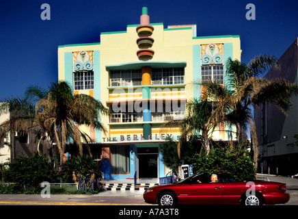 Miami Beach Art Deco historisches Viertel Florida USA Stockfoto