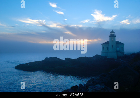 Coquille Fluss Leuchtturm in Bandon Oregon U S A Stockfoto