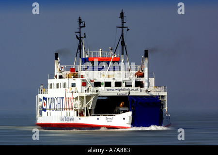 Wightlink Fähre Lymington Hampshire, England, Isle of Wight Yarmouth Stockfoto