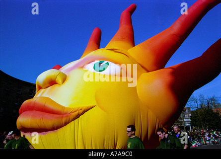 St. Patricks Day Parade Dublin Irland Stockfoto