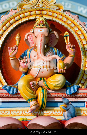 Lord Ganesha Statue. Puttaparthi, Andhra Pradesh, Indien Stockfoto