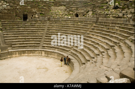 Jordan, Umm Qais, West Theater Stockfoto