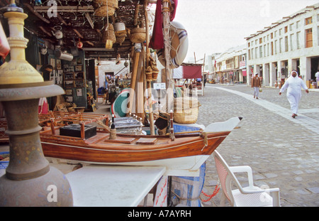 Souvenirladen in Souq Waqif Doha Katar Stockfoto
