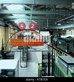 Gesamtansicht Railway Centre, Darlington, County Durham, England, UK. Stockfoto