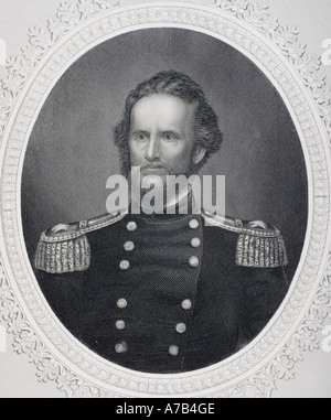 Nathaniel Lyon, 1818 - 1861. Union General im Bürgerkrieg, die an der Schlacht von Wilson's Creek enthalten. Der erste Union allgemeine getötet im Amerikanischen Bürgerkrieg Stockfoto