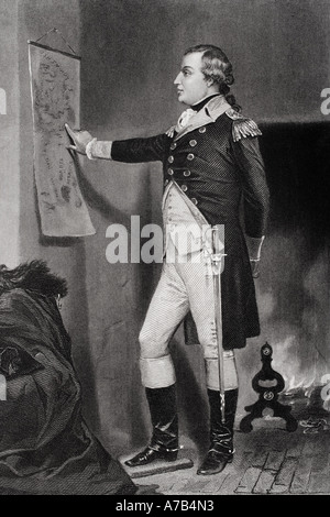 Richard Montgomery, 1736 - 1775. Iren - amerikanische Revolutionäre Major General. Stockfoto