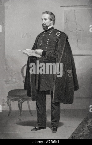 William starke Rosecrans 1819 1898. Union General und Stratege besiegt in der Schlacht am Chickamauga. Stockfoto