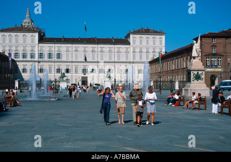 Königliche Palast Palazzo Reale Turin Stockfoto