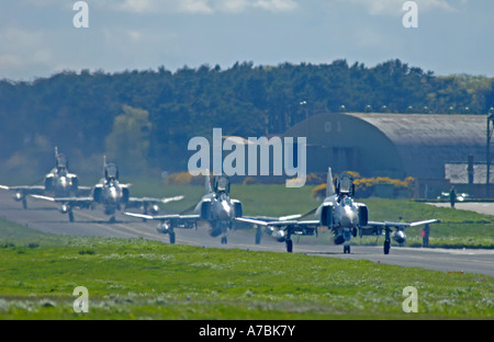 McDonnell Douglas F-4F Phantom JG 71 Richthofen, Wittmundhaven Deutschland XAV 6298 Stockfoto