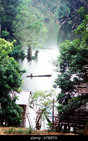 Peranduk Fluss von Menyang Sedi, Sarawak, malaysia Stockfoto