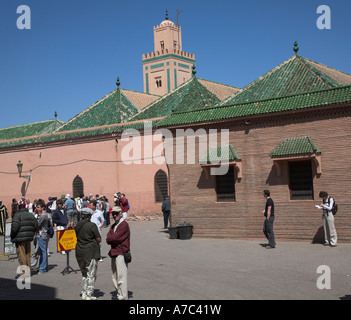 Ali Ben Youssef Moschee, Marrakesch, Marokko, Nordafrika Stockfoto