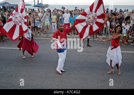 Generalprobe für den Karneval in Rio De Janeiro Stockfoto