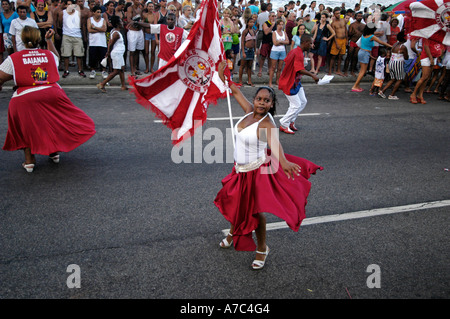 Generalprobe für den Karneval in Rio De Janeiro Stockfoto