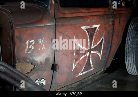 1932 Ford traditionellen Hot-Rod Tür und Motorhaube detail Stockfoto