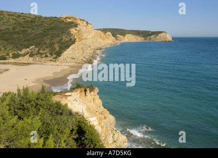 Boca Rio Beach in der Nähe von Salema und Burgau Stockfoto