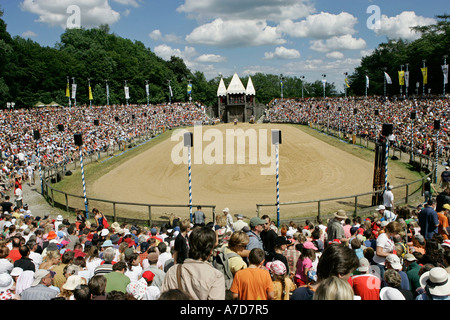 Kaltenberg, GER, 03. Juli 2005 - spielt Ritter in Kaltenberg in der Nähe von München. Stockfoto