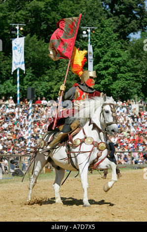 Kaltenberg, GER, 03. Juli 2005 - spielt Ritter in Kaltenberg in der Nähe von München. Stockfoto