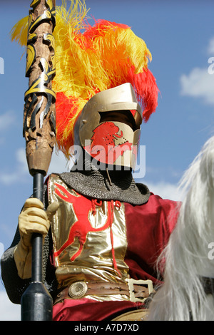 Kaltenberg, GER, 03. Juli 2005 - spielt Ritter in Kaltenberg in der Nähe von München. Stockfoto