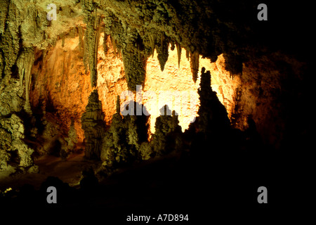 Carlsbad Caverns Höhlen in New Mexiko Stockfoto