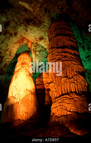 Carlsbad Caverns Höhlen in New Mexiko Stockfoto