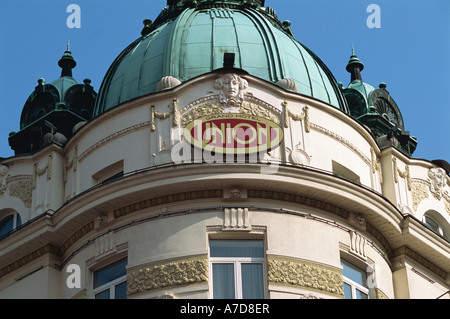 Ljubljana, Grand Hotel Union Stockfoto