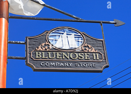 Bluenose Ii Shop, Lunenburg, Nova Scotia Stockfoto