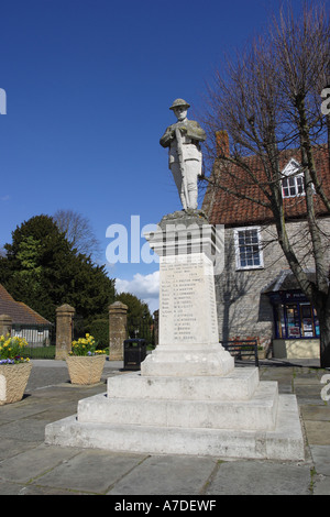 Somerton Somerset England Kriegerdenkmal auf dem Marktplatz Stockfoto