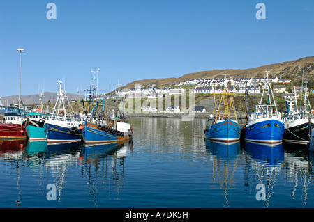 Mallaig Hafen Fischerhafen und Lifeboat Station Lochaber Highland Region Inverness-Shire Schottland XPL 6331 Stockfoto