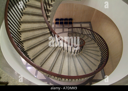 Spiralförmige Treppe in das State Capitol Building in Tallahassee Florida FL Stockfoto