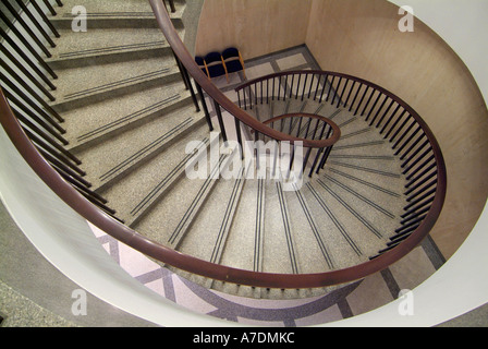 Spiralförmige Treppe Fall State Capitol Building in Tallahassee Florida FL Stockfoto