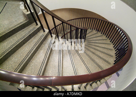 Spiralförmige Treppe in das State Capitol Building in Tallahassee Florida FL Stockfoto