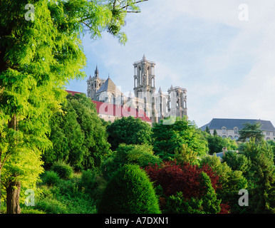 FRANKREICH PICARDIE LAON KATHEDRALE NOTRE-DAME Stockfoto