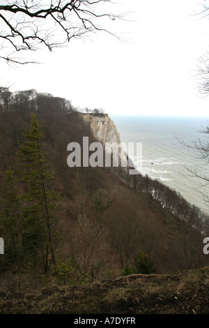 Kreide-Felsen Koenigsstuhl aus Victoria, Deutschland, Rügen, NP Jasmund Stockfoto