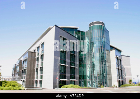 Admiralität Park Finanzplatz, Guernsey Stockfoto