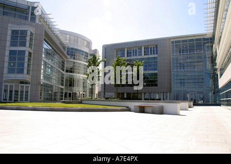 Admiralität Park Finanzplatz, Guernsey Stockfoto