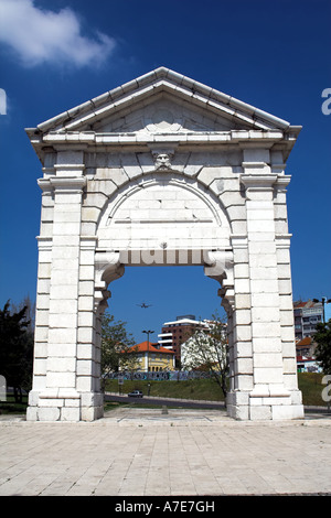 S. Bento Triumphbogen in Espanha Square, Lissabon, Portugal Stockfoto