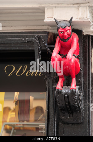 Drucker s Teufel Stonegate York North Yorkshire England Stockfoto