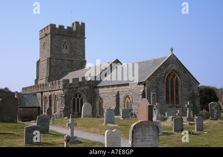 S Marienkirche in Berrow Somerset England Stockfoto