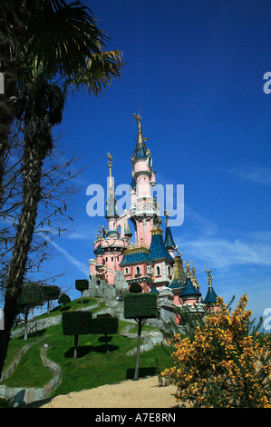 Schlafende Schönheiten Burg Stockfoto