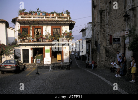 NA, Mexiko, Taxco. Straßenszene. Stockfoto