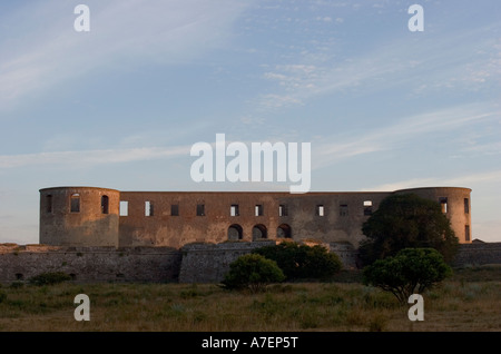 Burgruine Borgholm Stockfoto