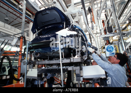 Mexiko, Puebla, Nord-Amerika. Das VW-Werk in Puebla ist die größte und modernste in Mexiko. Stockfoto