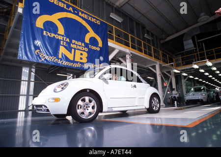 Mexiko, Puebla, Nord-Amerika. Das VW-Werk in Puebla ist die größte und modernste in Mexiko. Stockfoto