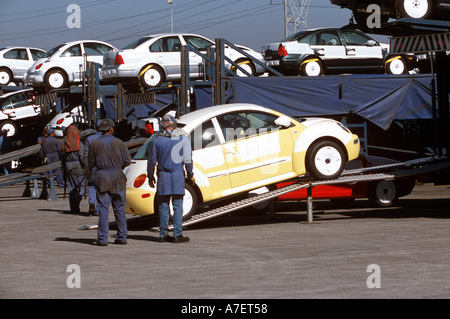 Mexiko, Puebla. Das Volkwagon-Werk in Puebla ist die größte und modernste in Mexiko. Stockfoto